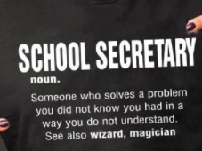 School Secretary definition
